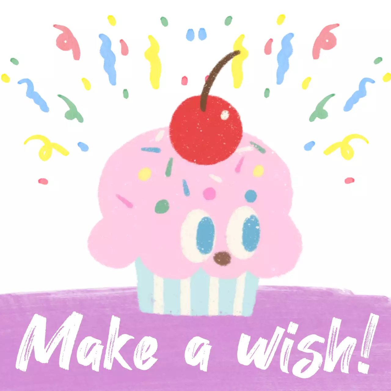 핑크 아기자기한 생일 축하 감사 답례품 스티커