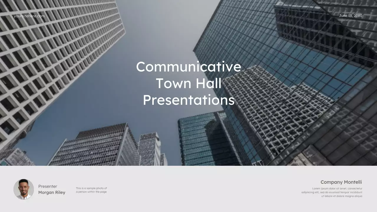 Grey Modern Business Presentation