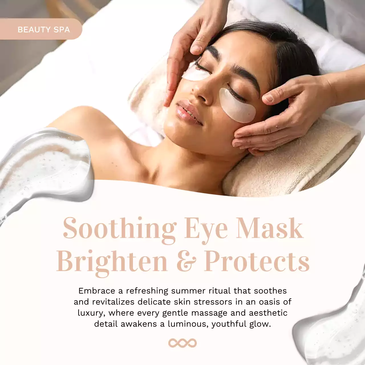 Beige Elegant Skincare Service Advertisement Instagram Post