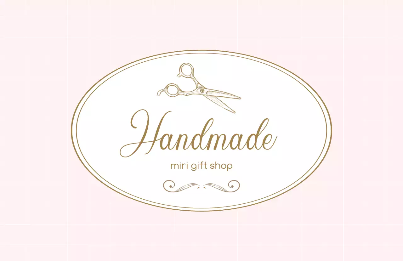 白 シンプル ハンドメイド ロゴ