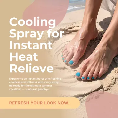 Beige Modern Nail Care Advertisement Instagram Post