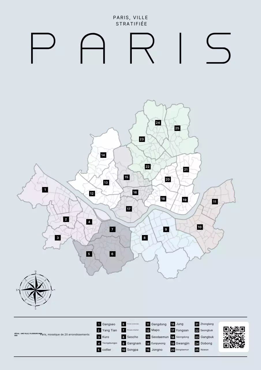 Affiche de carte grise moderne