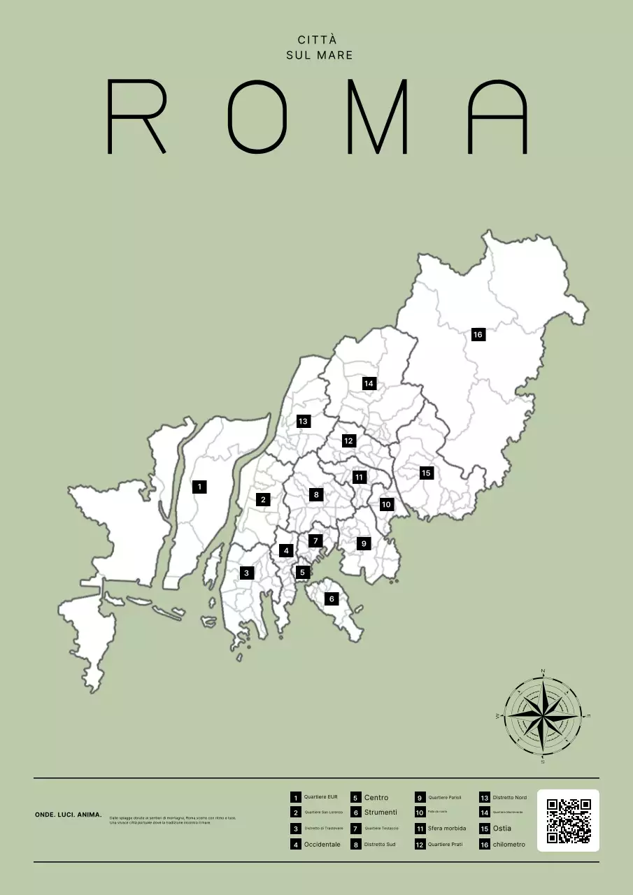 Guida alla mappa moderna in cachi
