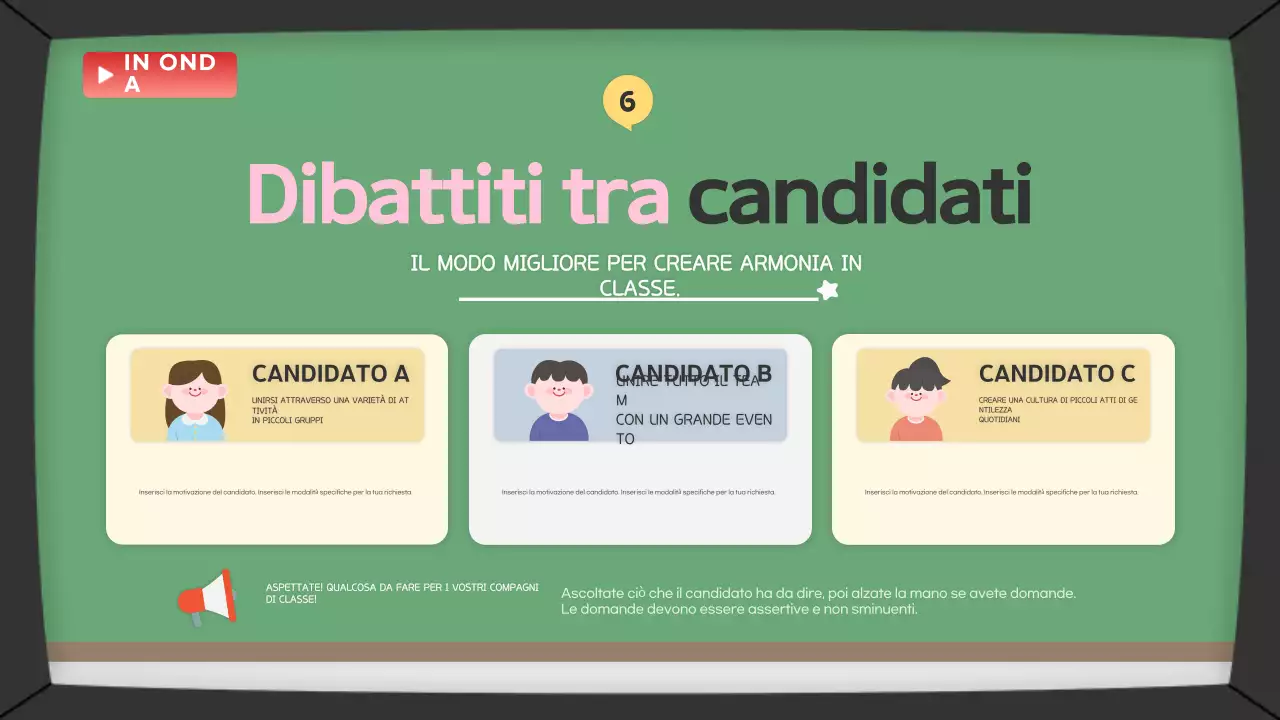 Guida alla discussione della classe Green Baby