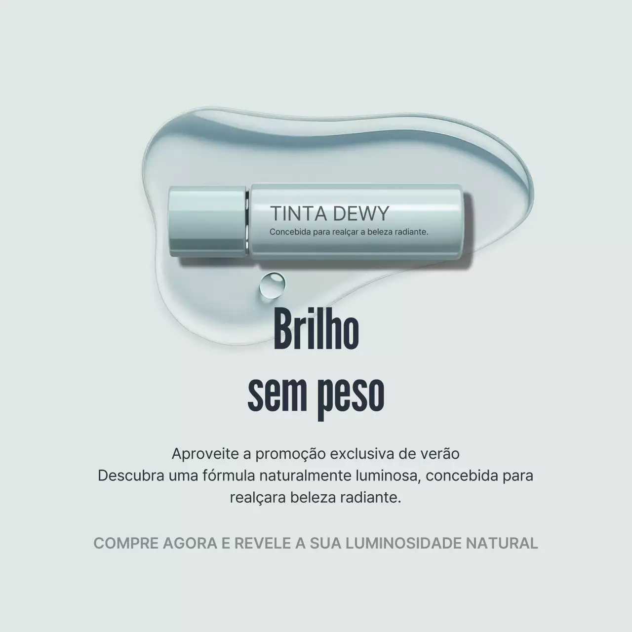 Quadrados de mídia social para promoção de beleza moderna cinza