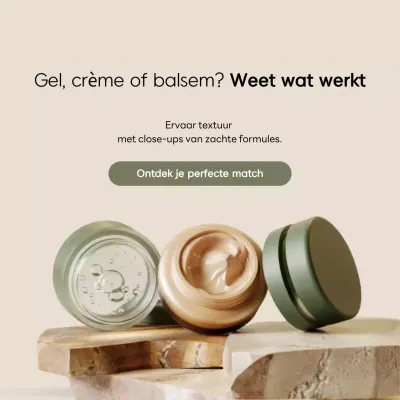 Beige moderne huidverzorgingsadvertentie Social Media Square