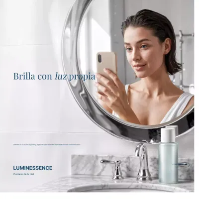 Anuncio de Grey Modern Skincare en redes sociales