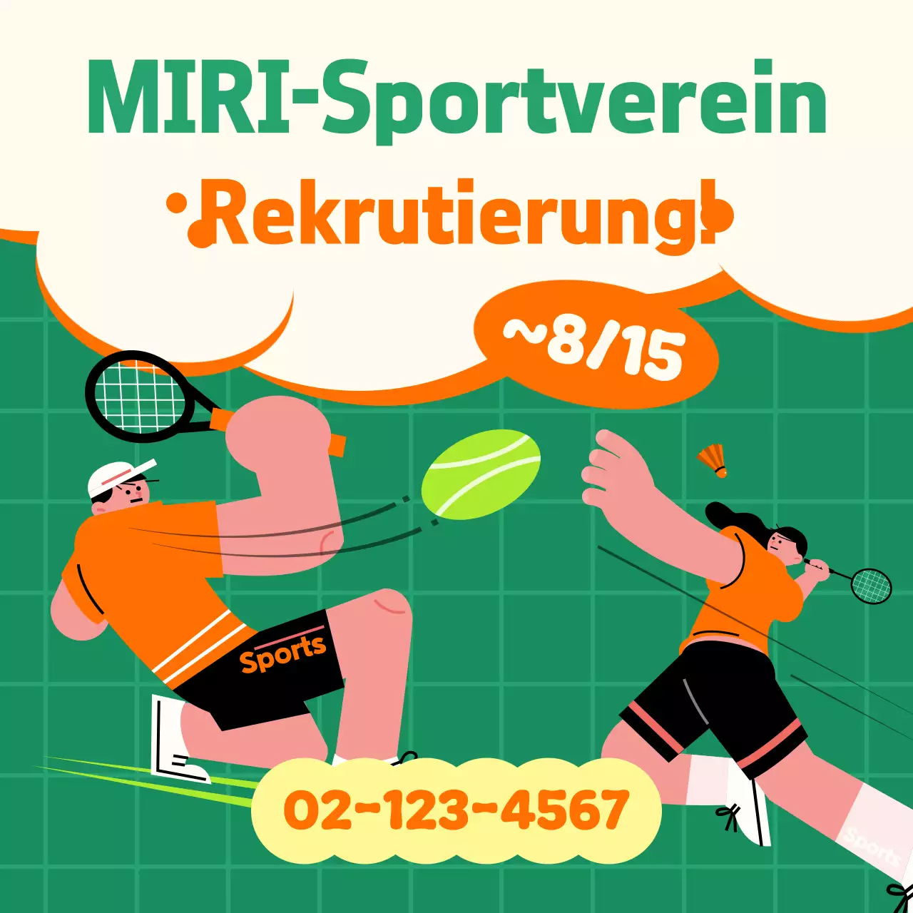 Green Pop Sports Mitgliedschaftsrekrutierung