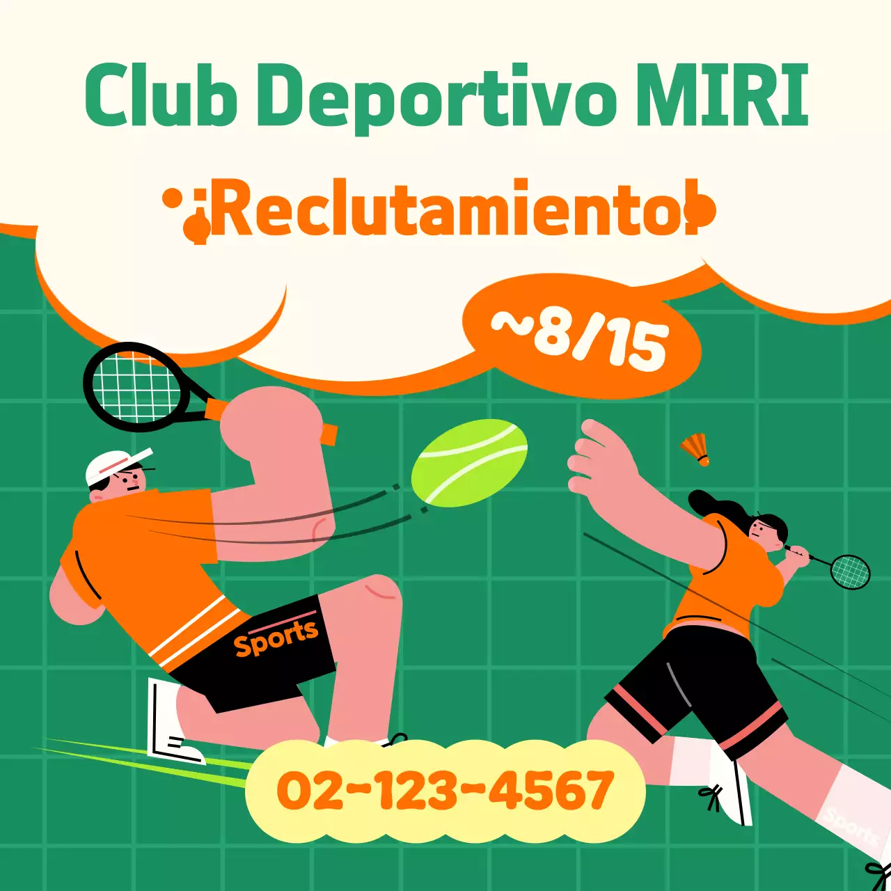 Reclutamiento de membresías para Green Pop Sports