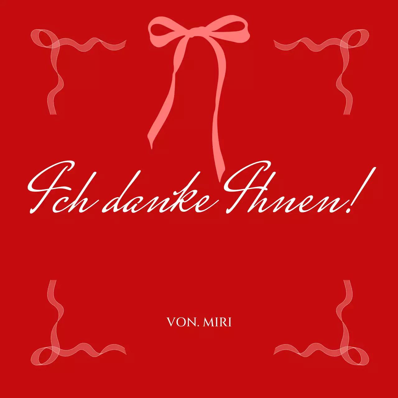 Roter einfacher Dankeschön-Aufkleber Geschenk