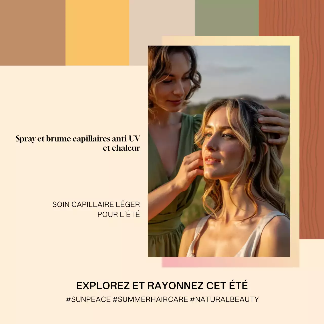 Place des médias sociaux pour la promotion des soins capillaires modernes beiges