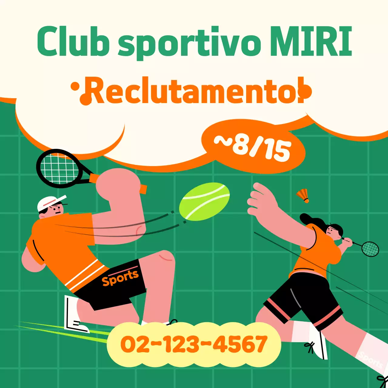 Reclutamento di membri di Green Pop Sports