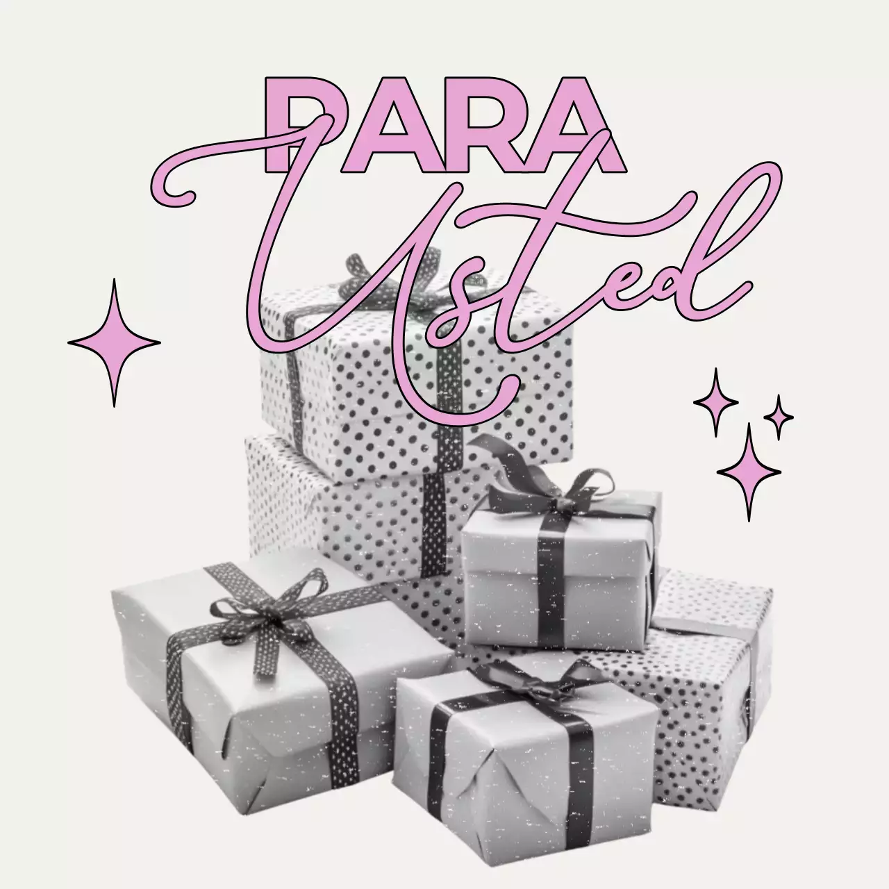 Pegatina de aniversario vintage rosa como agradecimiento