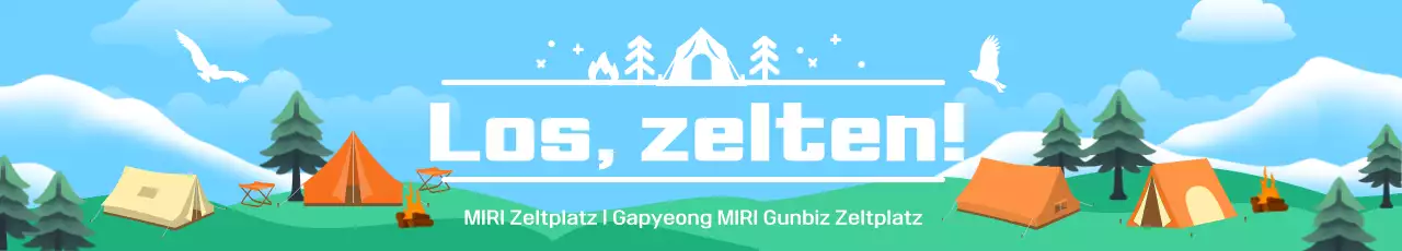 Sky Blue Clean Camping-Aktion