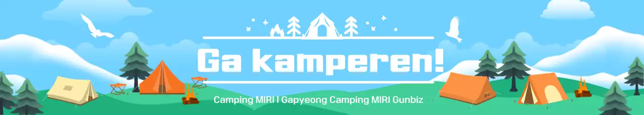 Hemelsblauwe Schone Kampeer Promotie