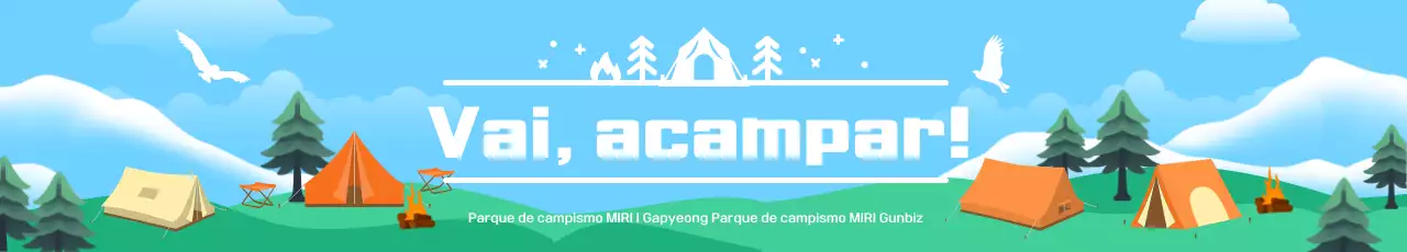 Promoção de Camping Limpo Sky Blue