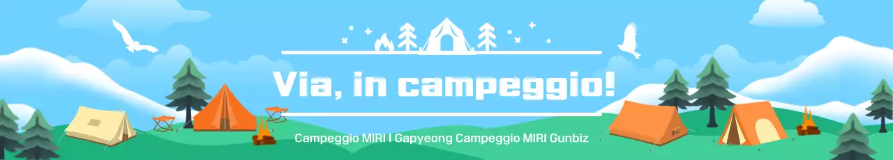 Promozione Campeggio Pulito Sky Blue