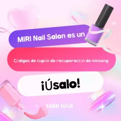 Promoción de la tienda de uñas Pink Pop Minseong con el fondo de apoyo