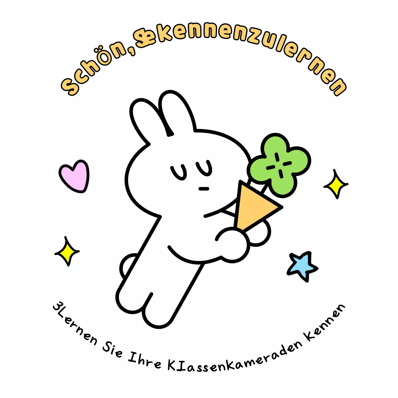 Weiße Baby-Charakteraufkleber