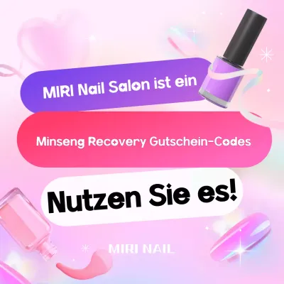 Pink Pop Minseong Support Fund Nagelstudio-Aktion