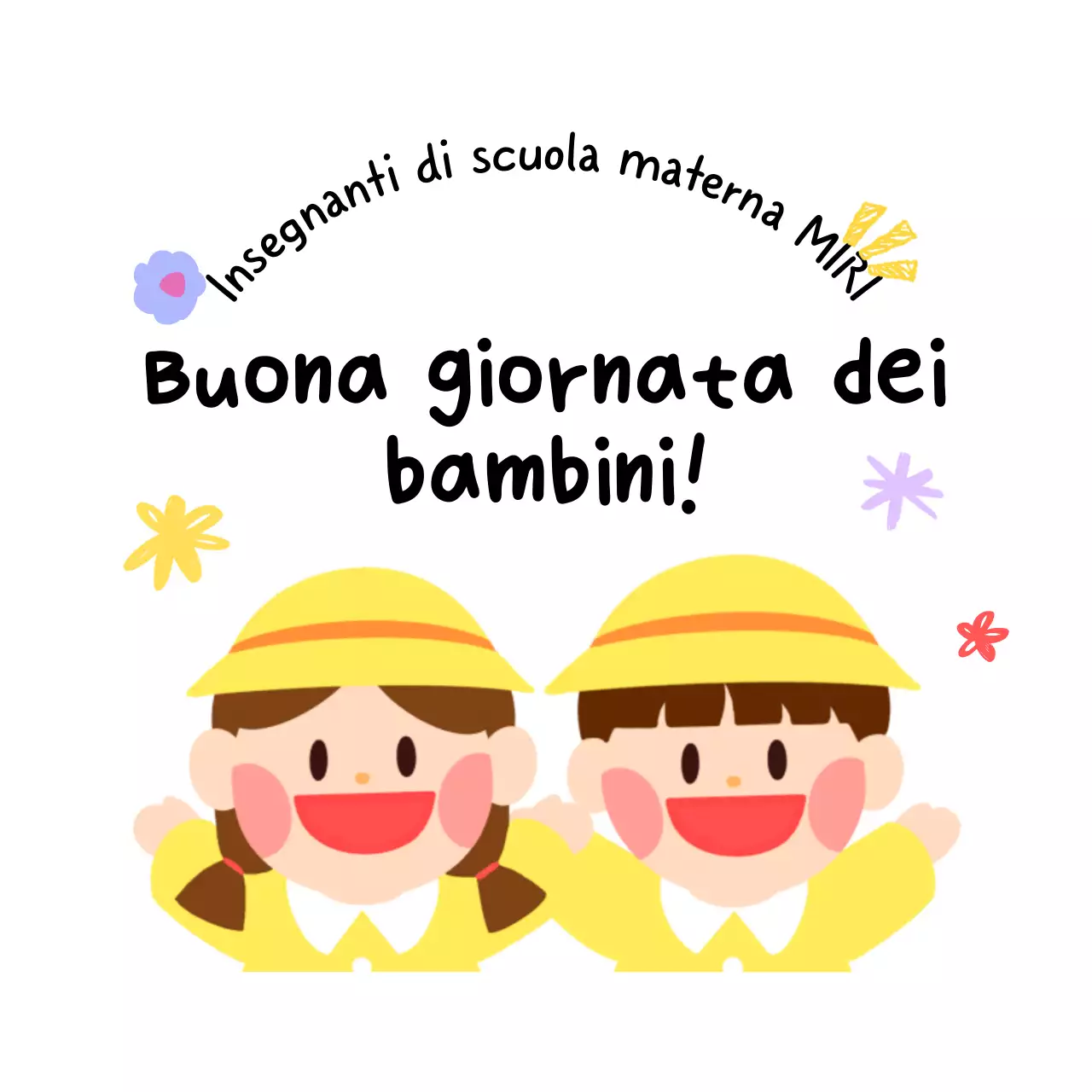 Festa dei bambini del bambino giallo