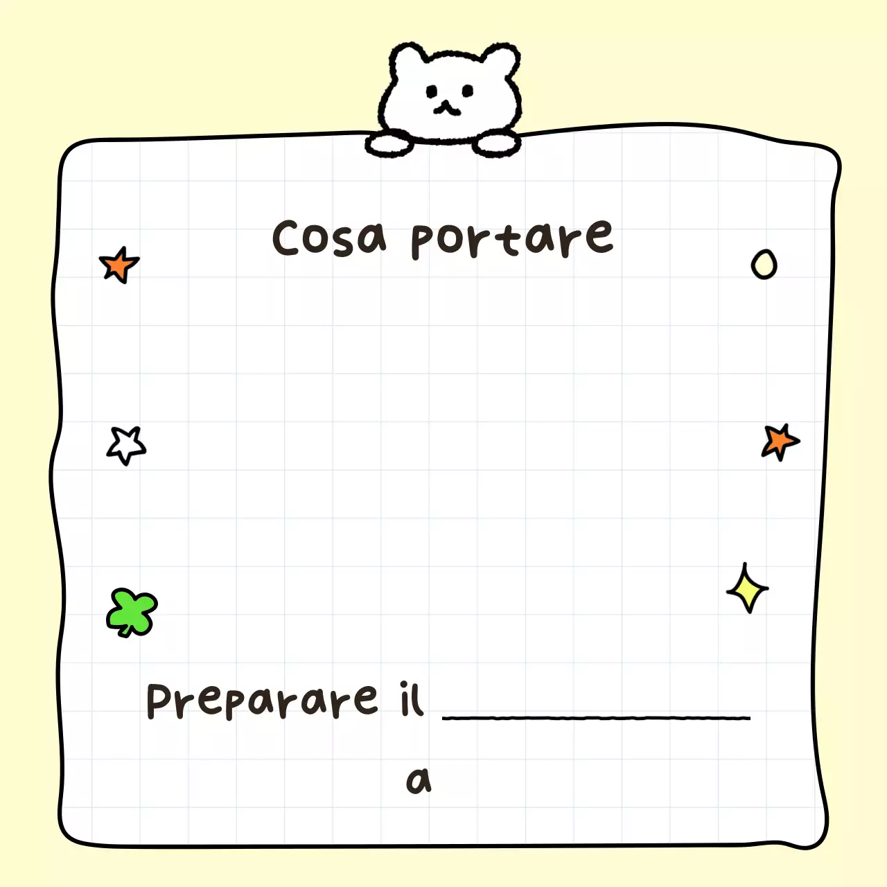 Guida di Ivory Baby alla preparazione degli articoli Memo