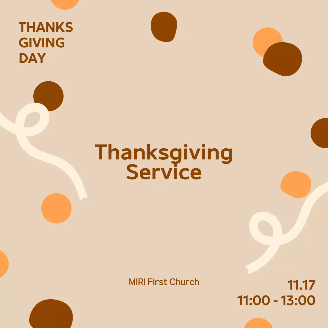 Hướng dẫn thờ phượng lòng biết ơn đơn giản màu be