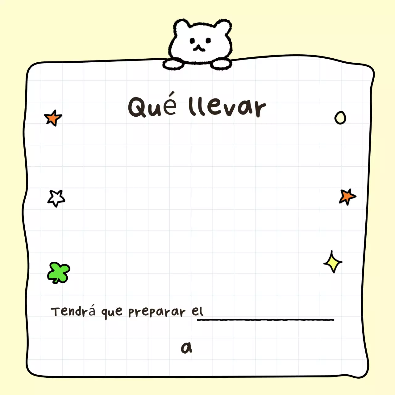 Guía de preparación de artículos para bebés de Ivory (memorando)