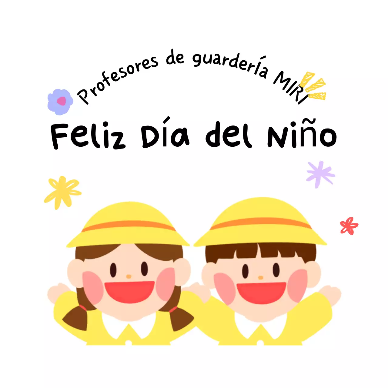 Festival del Día del Niño del Bebé Amarillo