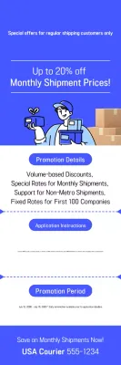 Guia de Promoção da Blue Modern Logistics
