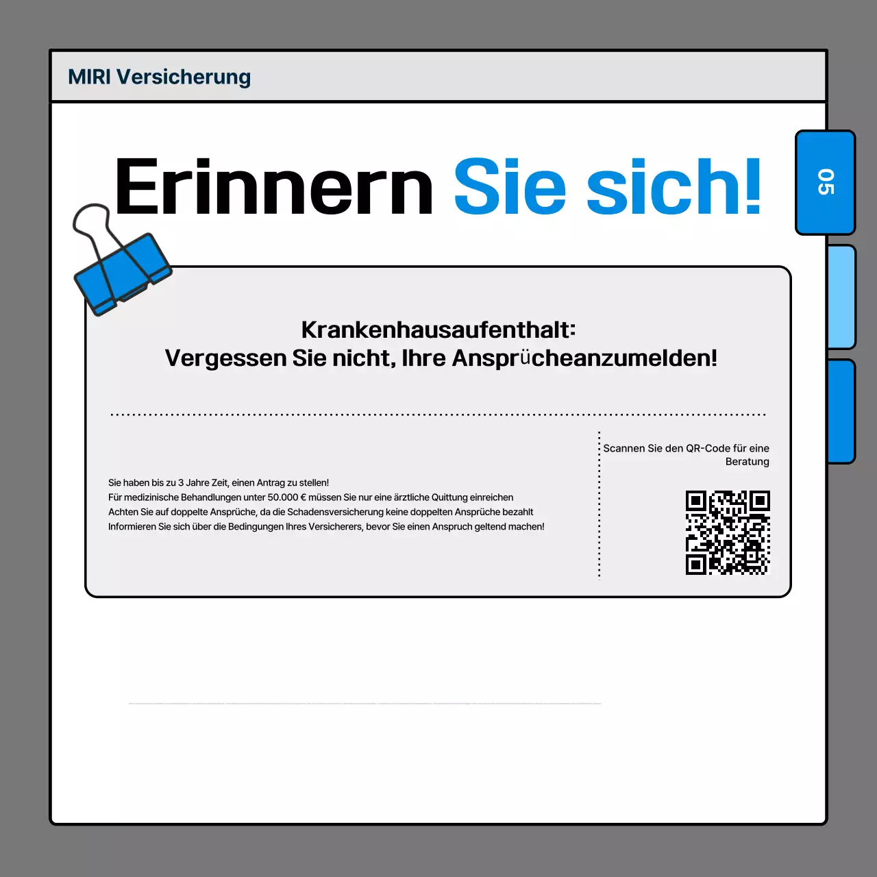 Blue Clean Versicherungsinformationen Lieferung