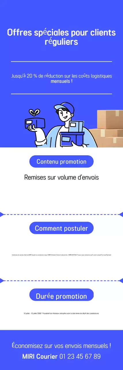 Guide de promotion de Blue Modern Logistics