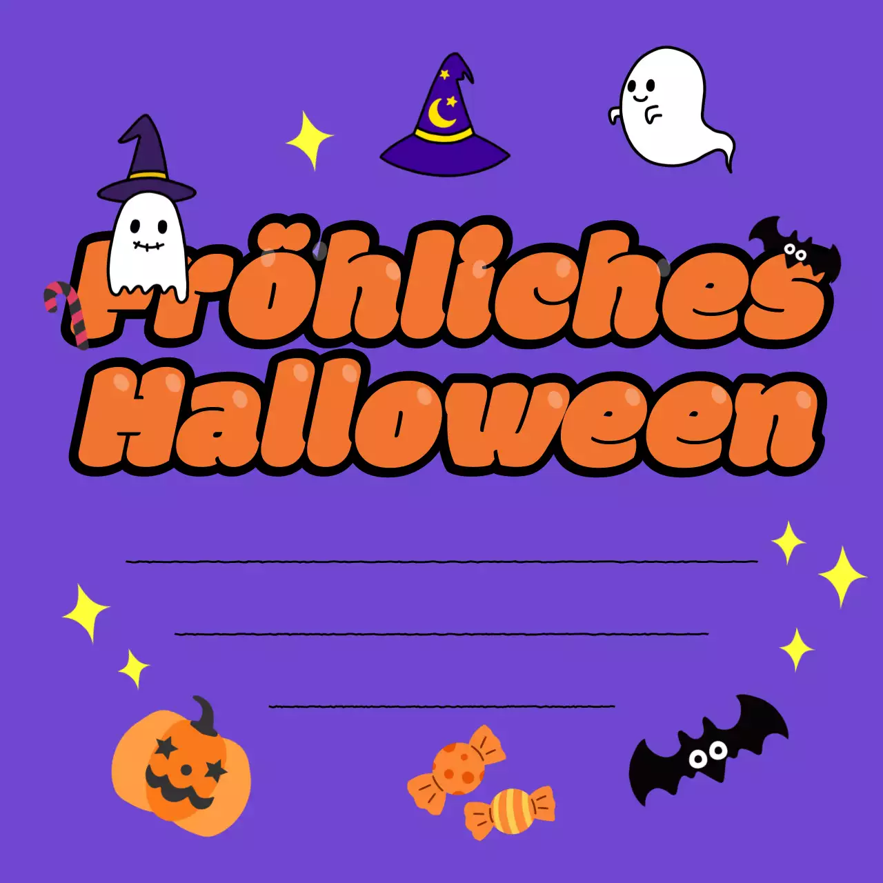 Bora Pop Halloween Einladung