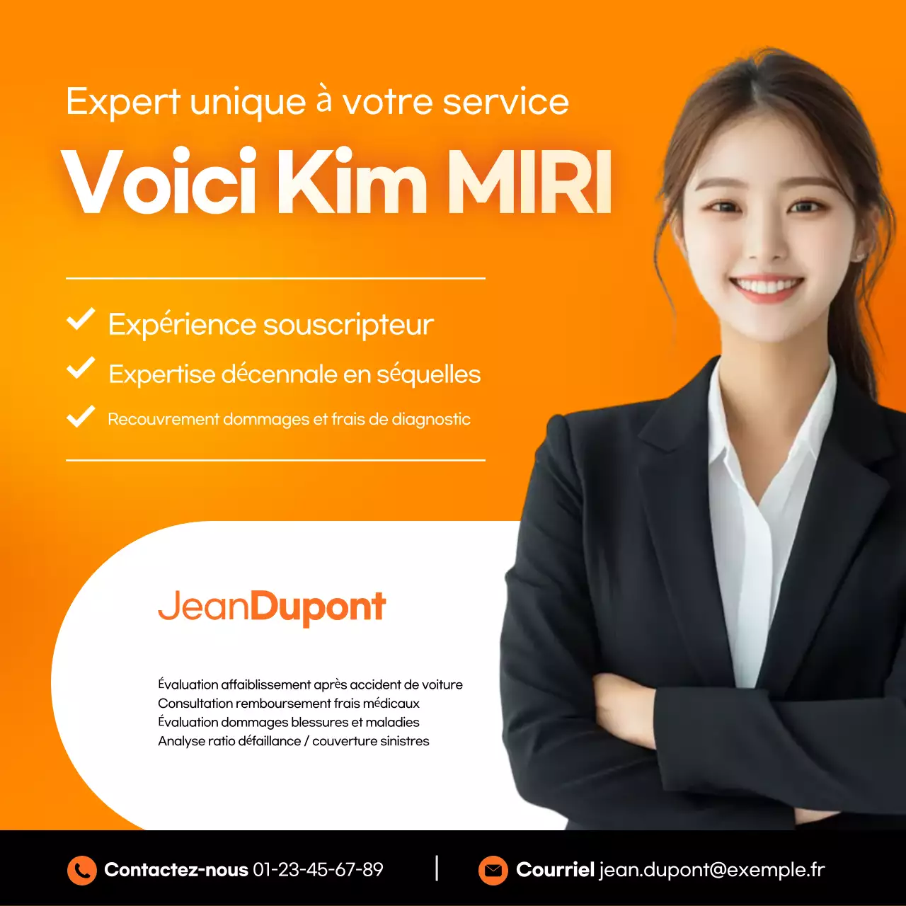 Promotion Orange Modern Loss Adjuster