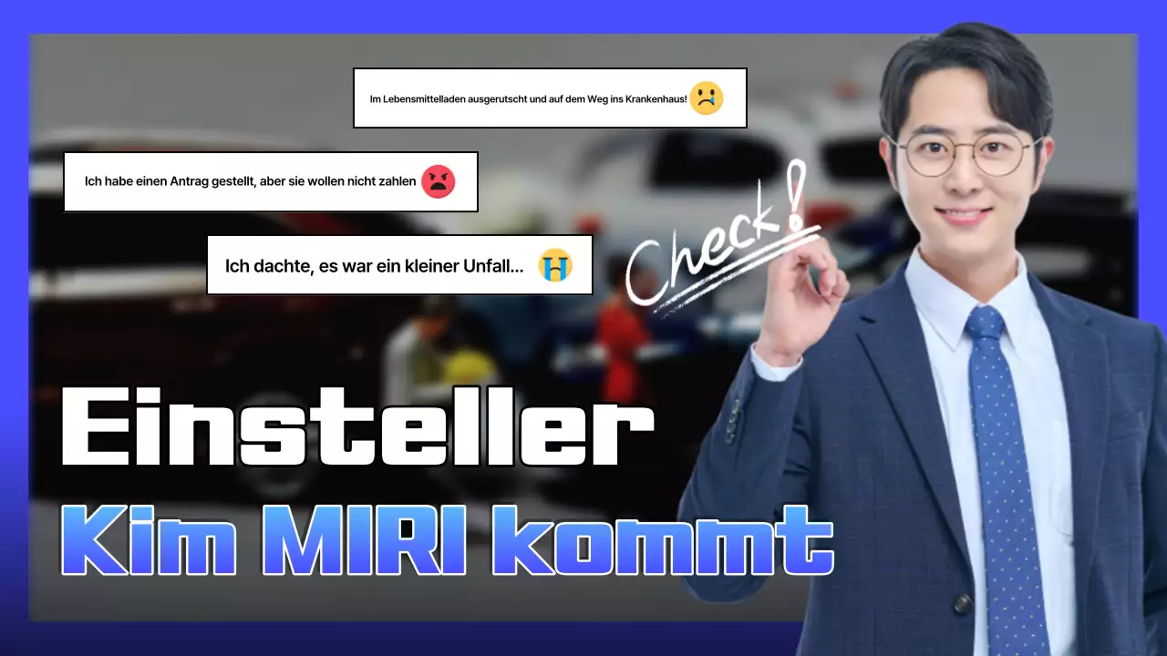 Blaue moderne Versicherungsanzeige