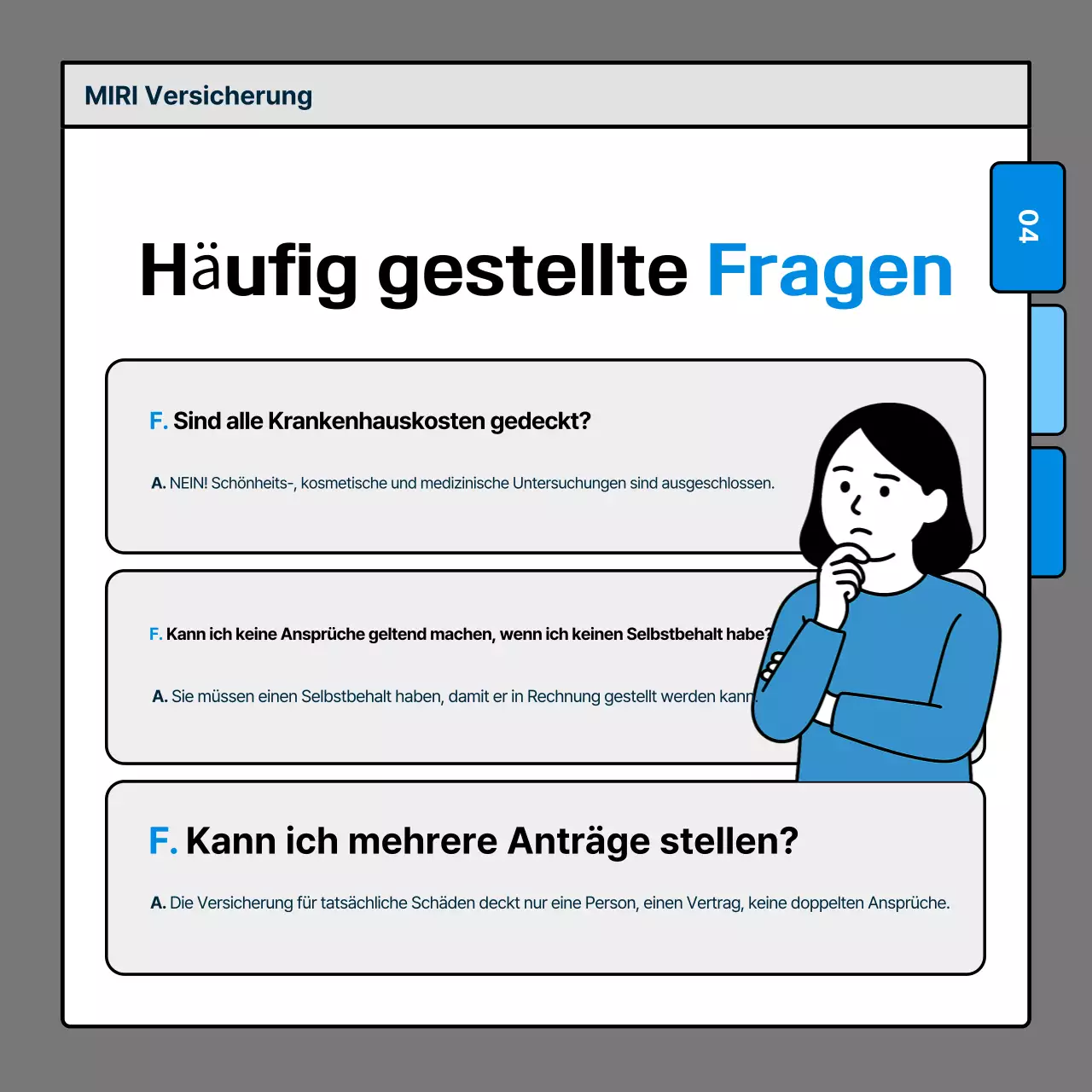 Blue Clean Versicherungsinformationen Lieferung