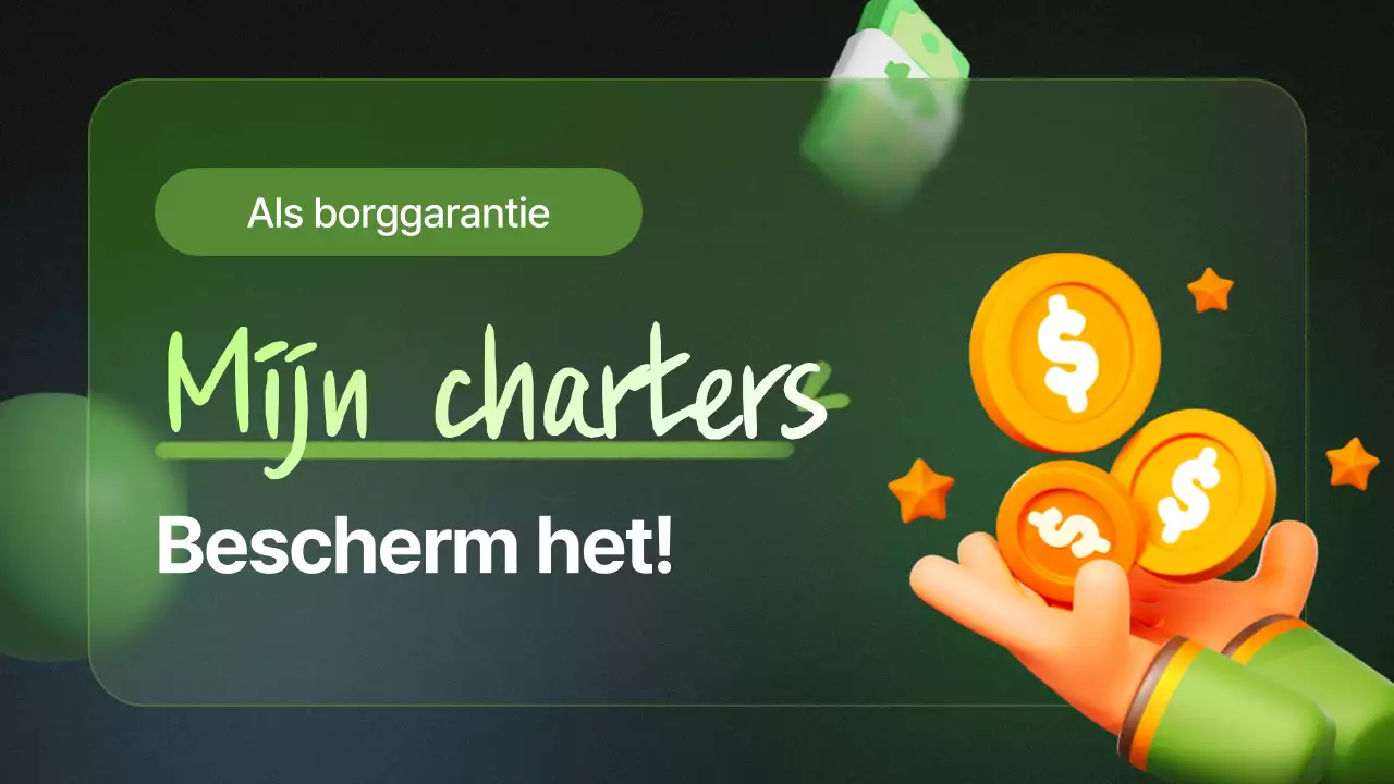 Advertentie voor groene moderne financiën