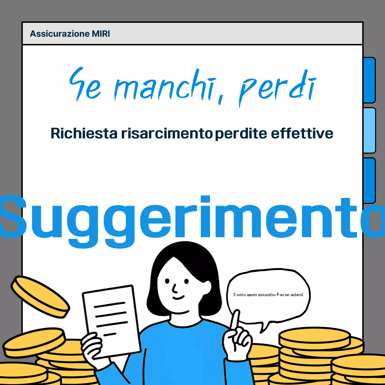 Consegna di informazioni assicurative Blue Clean