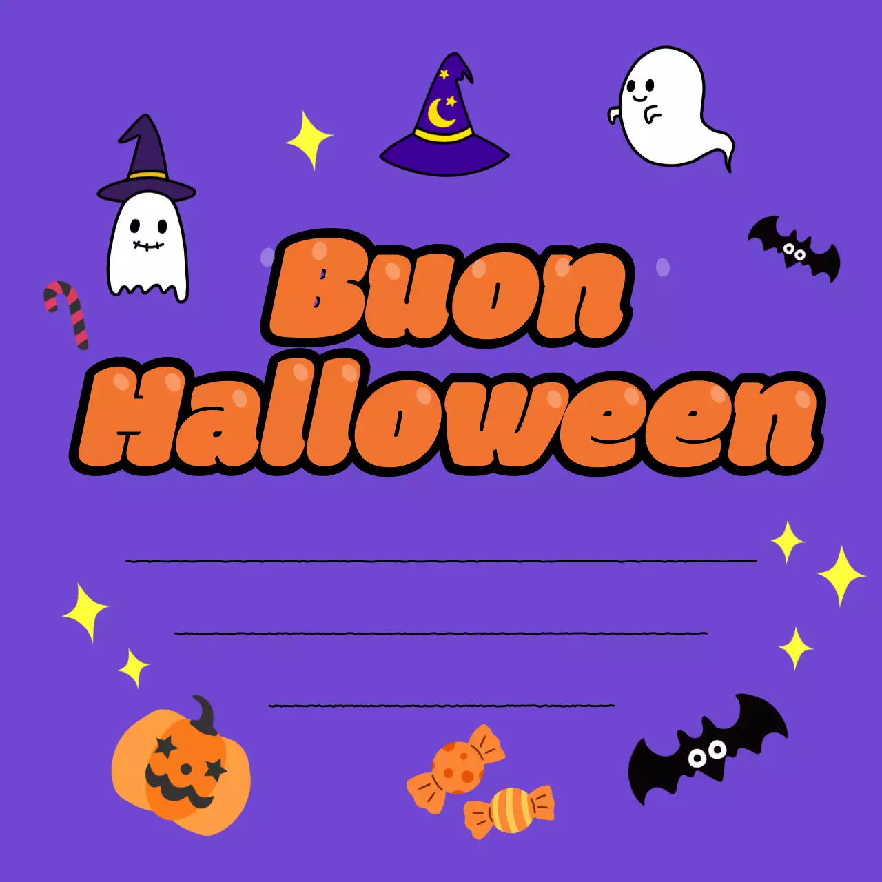 Invito di Halloween Bora Pop
