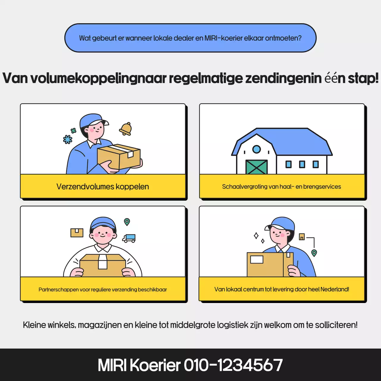 Gray Clean Logistics Service Promotie