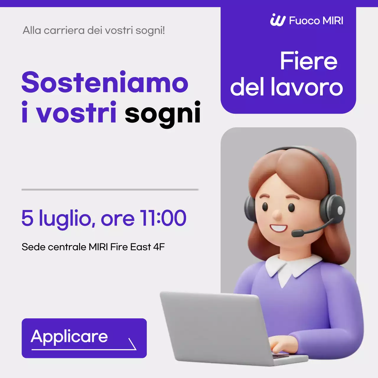 Guida alla sessione di descrizione del lavoro di Bora Modern