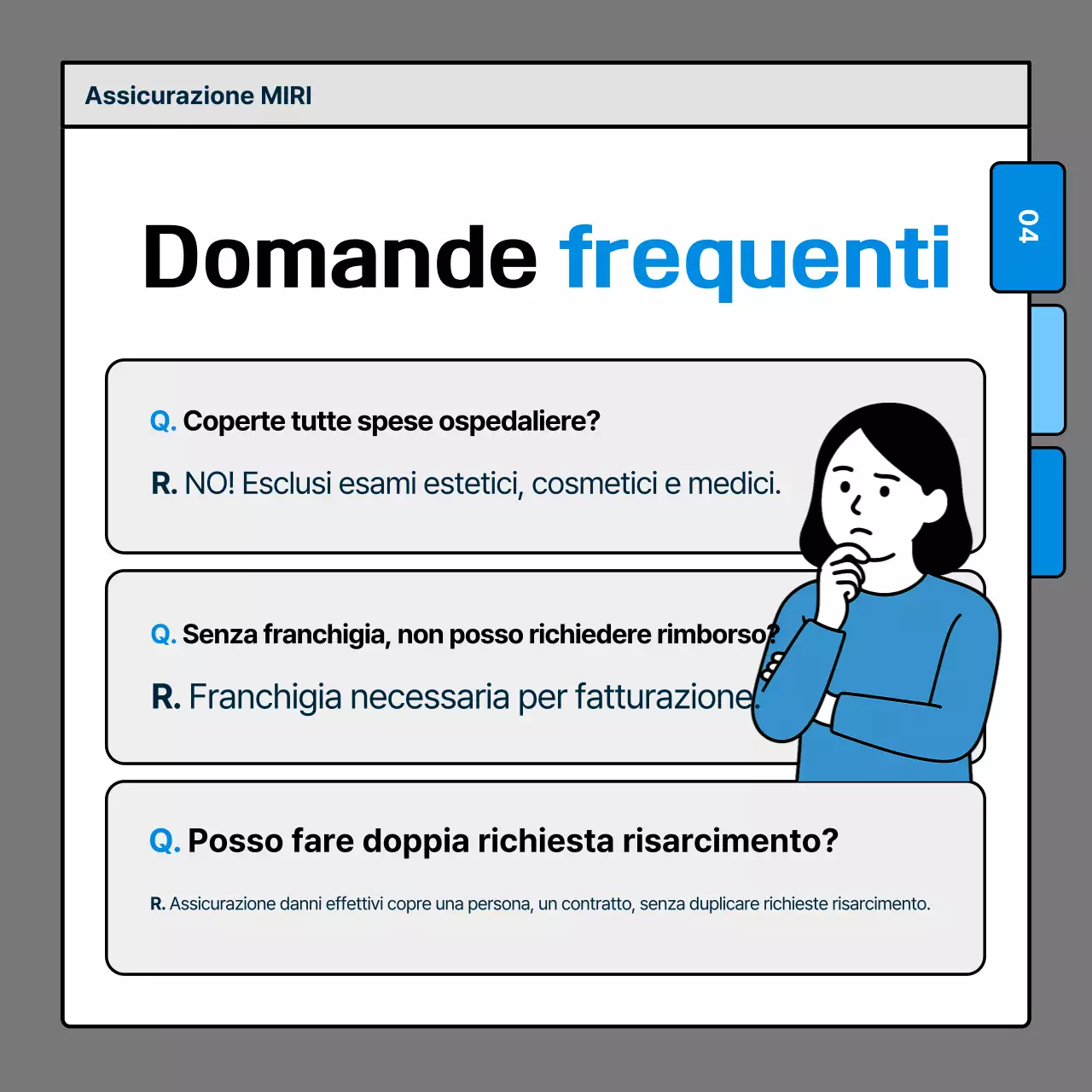 Consegna di informazioni assicurative Blue Clean