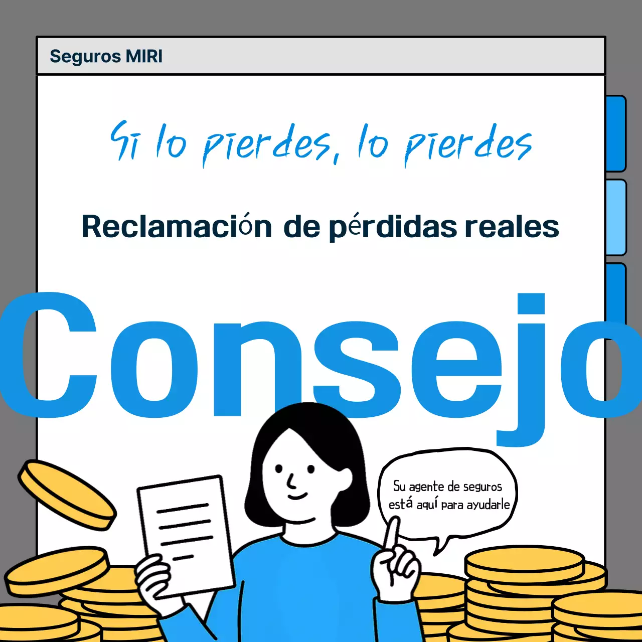 Entrega de información sobre seguros Blue Clean