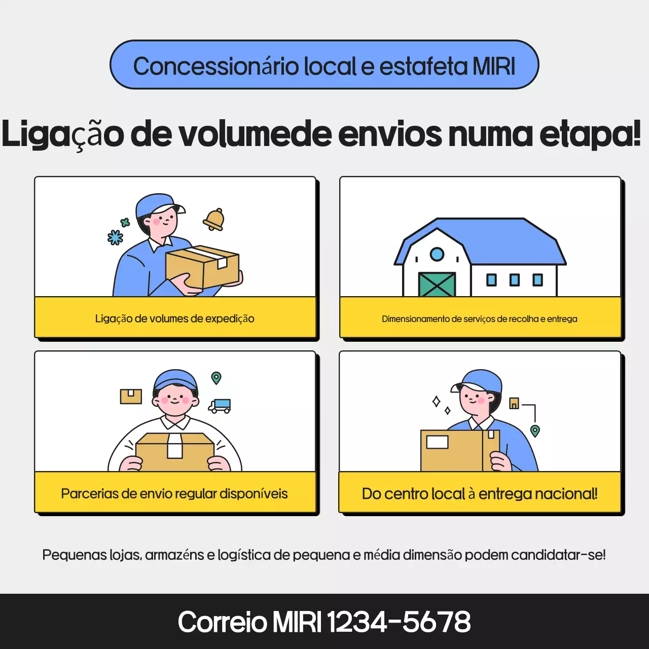 Promoção de Serviços Logísticos Gray Clean