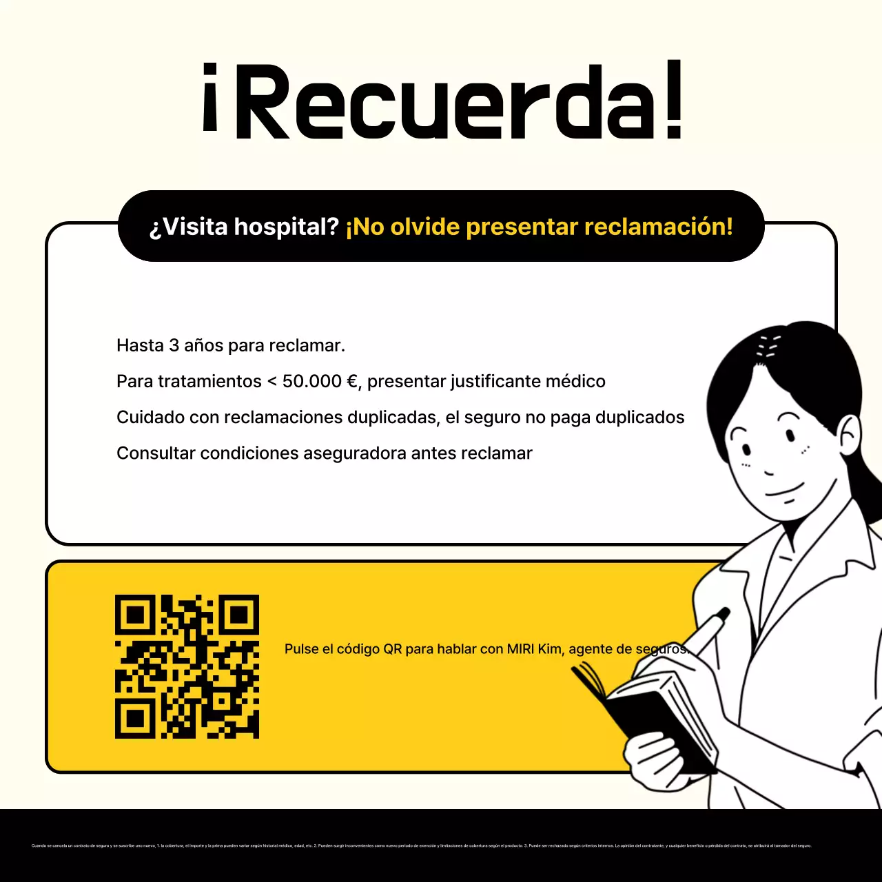 Entrega de información de seguros de Ivory Simple