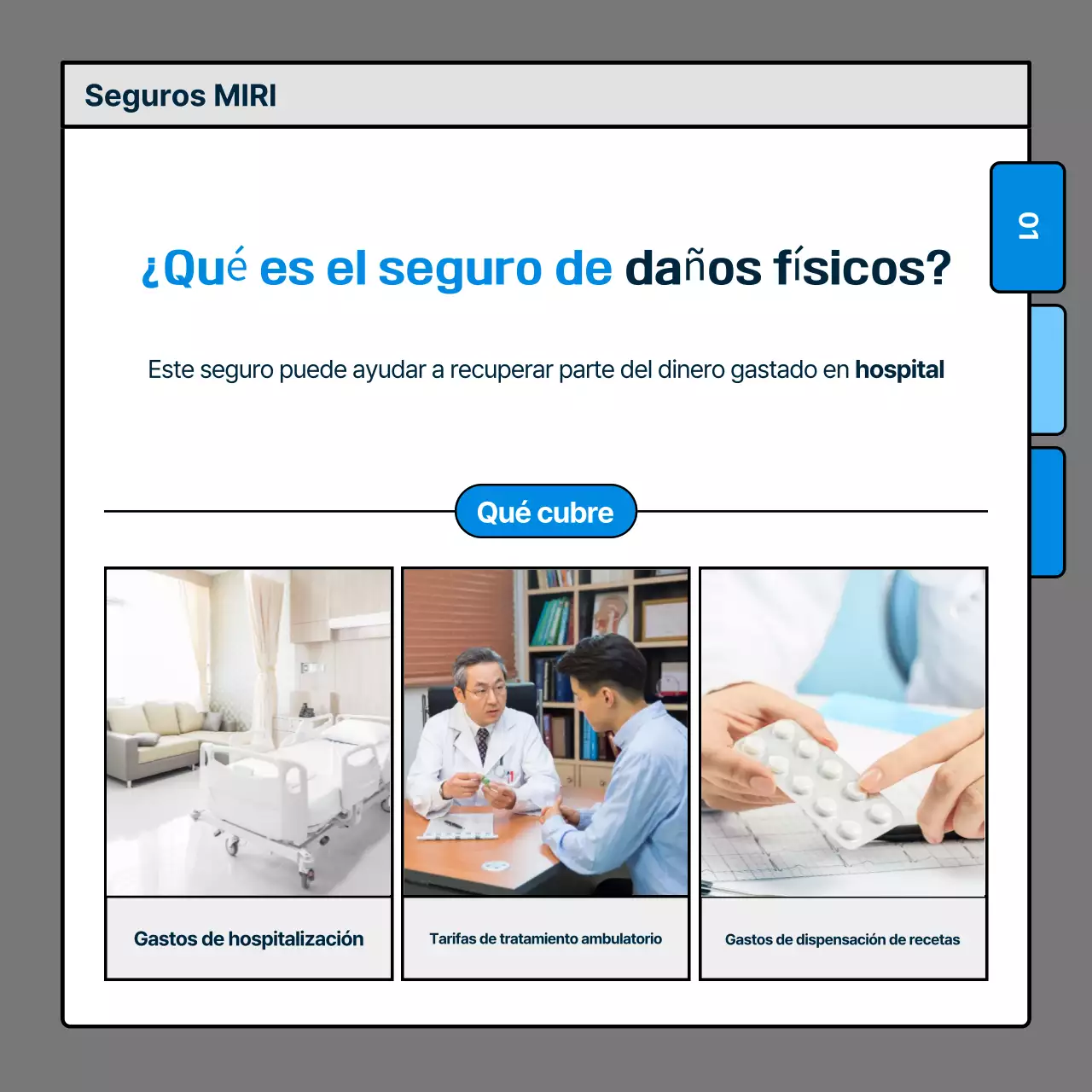 Entrega de información sobre seguros Blue Clean