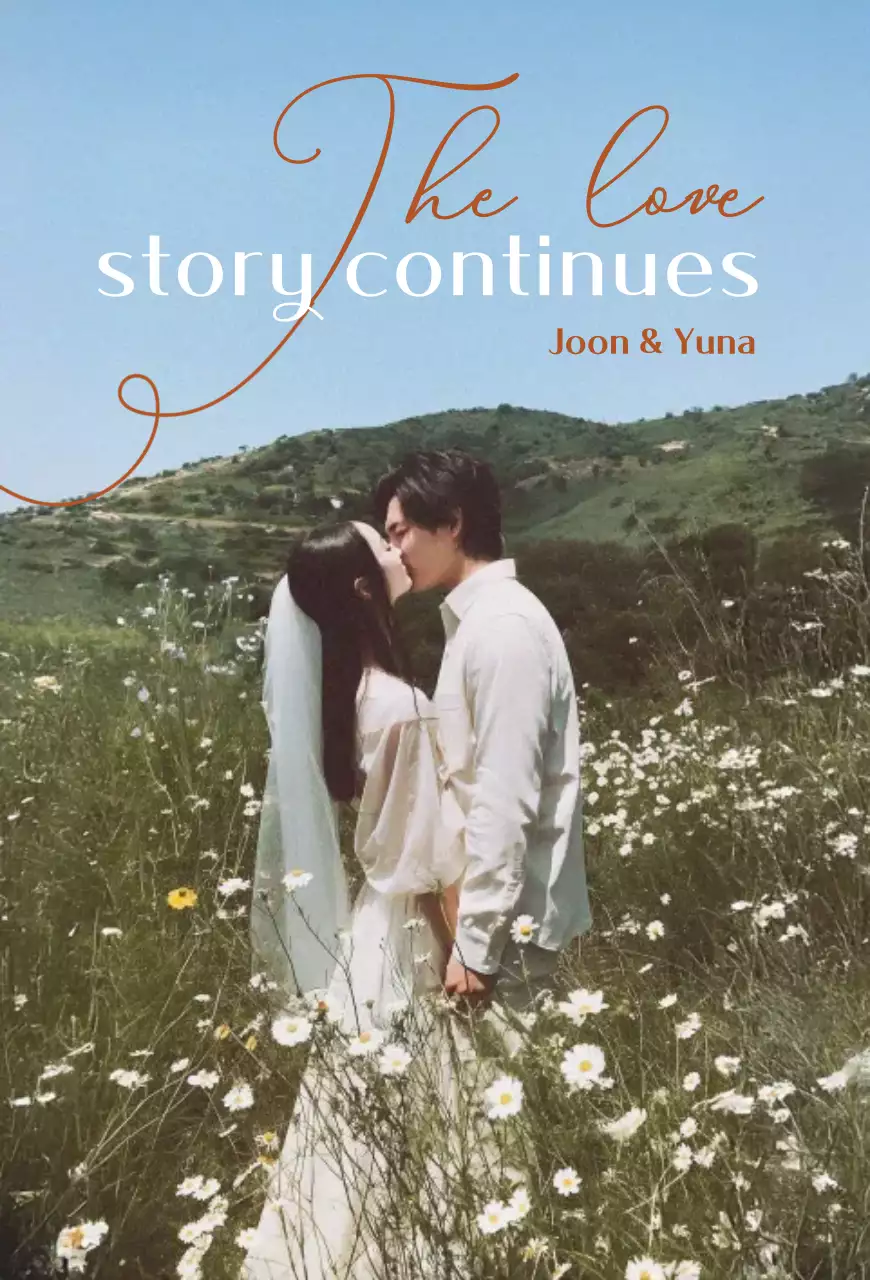 초록 자연 결혼 기념 웨딩 청첩장 달력형