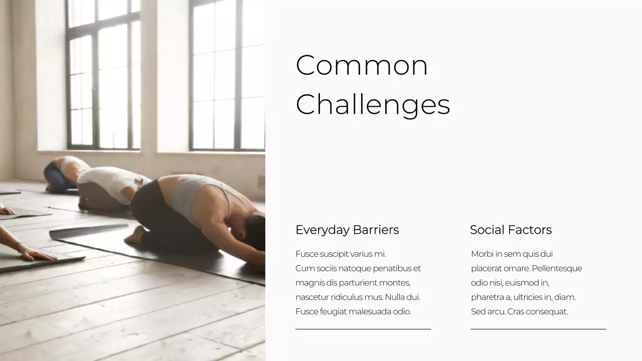 Beige Minimalist Meditation Lecture