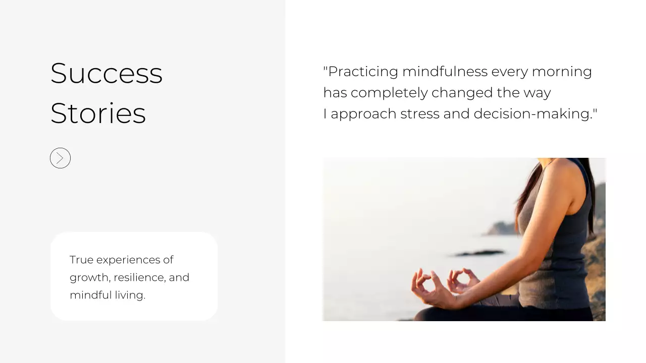 Beige Minimalist Meditation Lecture