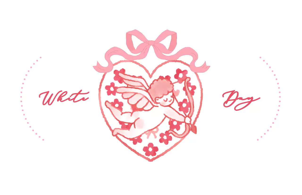 ピンク かわいい ホワイトデー ステッカー